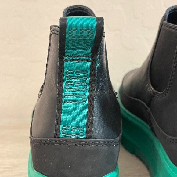 New UGG Merina 7 Boots Bootie Black Emerald Green Platform Ankle - Picture 7 of 16